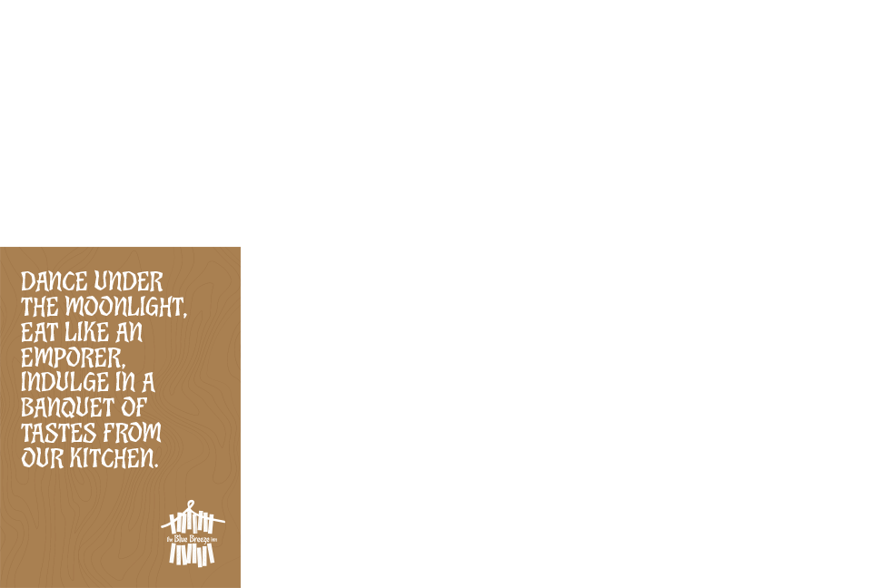 Set Menu Group Bookings at The Blue Breeze Inn, Ponsonby
